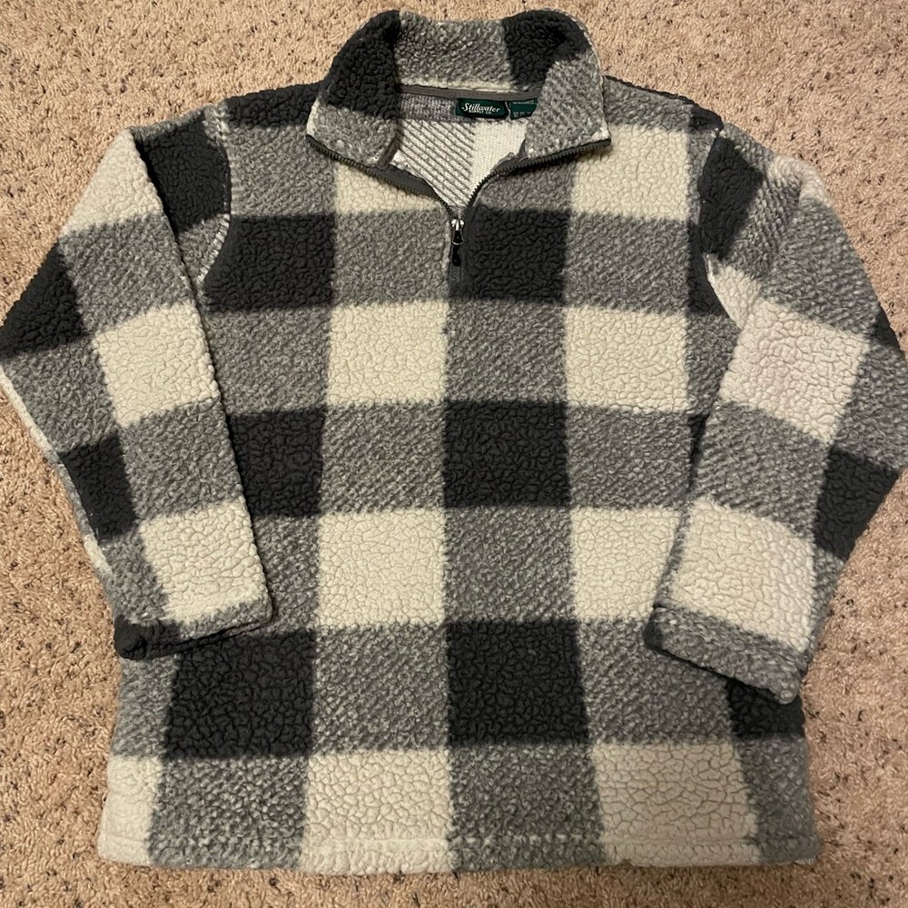 Womens Sherpa 1/4 quarter zip jacket size extra large